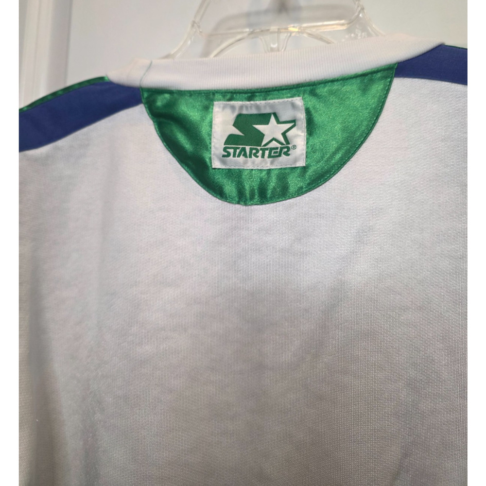 Starter Seahawks Vintage Sweatshirt Men's Large White Seattle Crewneck 90s NFL - Picture 4 of 11